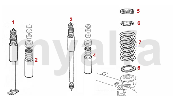 SHOCK ABSORBER 6-Cyl.