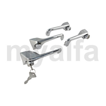 SET OUTER DOOR HANDLES GIULIA 1962-69 FRONT AND REAR