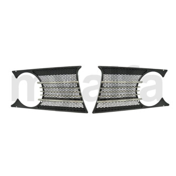 FRONT GRILLE SET GIULIA SUPER 5 CHROME RIPS