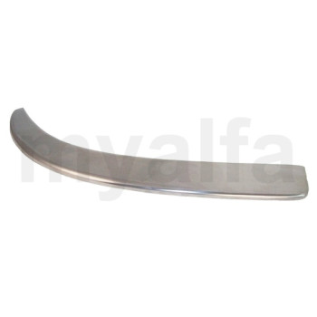 UPPER STAINLESS STEEL COVER FOR BUMPER SPIDER 1970-82 RIGHT
