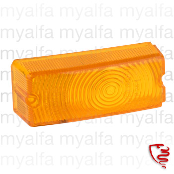 INDICATOR LENSE GIULIA 1962-73 ORANGE CARELLO CHROME DIVIDER