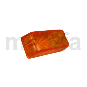 INDICATOR LENSE GIULIA 1962-73 ORANGE ALTISSIMO WITH CHROME DIVIDER