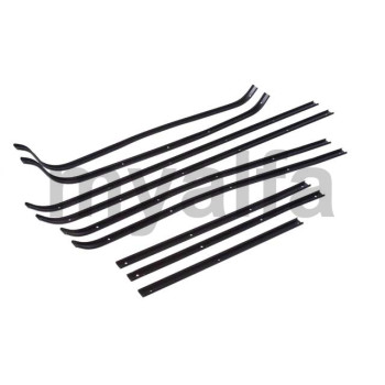 CHANNEL SET DOOR SEAL GT BERTONE ALUMINIUM (10 PIECES)