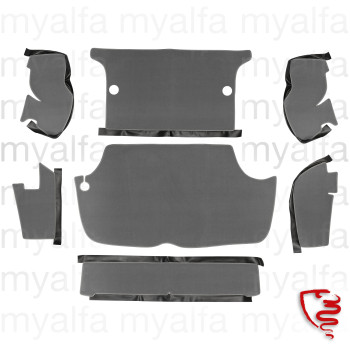 BOOT CARPET SET GT BERTONE    VELOURS LIGHT GRAY 125        