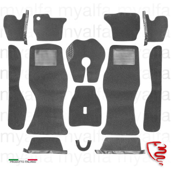 CARPET SET GT BERTONE 2000 GTV 1971-76 GRANITO 809          