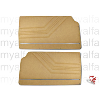 SET INNER DOOR TRIM PANELS GT BERTONE 2000 SAND BEIGE       