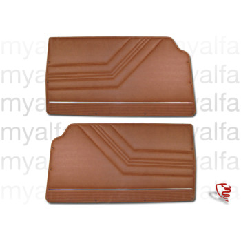 SET INNER DOOR TRIM PANELS GT BERTONE 2000 BROWN 576        