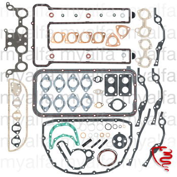 ENGINE GASKET SET WITHOUT     HEAD GASKET AND O-RINGS       CARBURETTOR 1300/1600  >1968