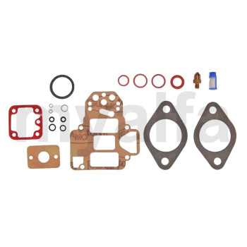 GASKET KIT WEBER DCOE 151/152 (FOR 1 CARBURETTOR WITH BRASS FLOAT) WITHOUT FLOAT NV 150