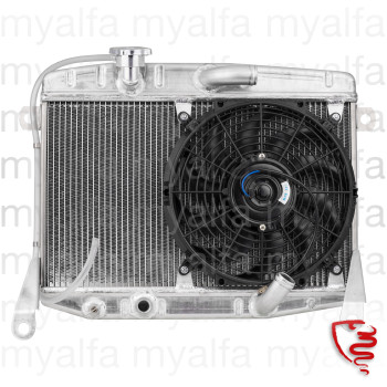 HIGH PERFORMANCE ALUMINIUM    RADIATOR INCL. ELECTRIC       FAN GIULIA/GT BERTONE 1963-68
