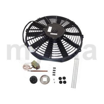 SPAL RADIATOR SET (PULLER) D=336/305 mm,1460 L/h ADJUSTABLE THERMOSTAT