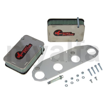 SET PERFORMANCE AIR FILTERS STAINLESS STEEL WITH MOUNTING PLATE