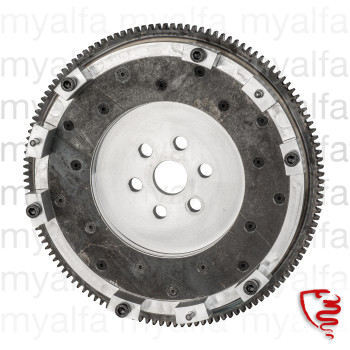 FLYWHEEL ALUMINIUM 6 HOLE     ABOUT 4.2 kg WITH RING GEAR   130 TEETH