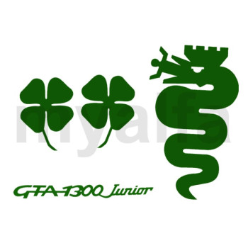 STICKER SET GTA 1300 JUNIOR GREEN