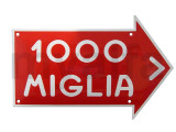 SIGNBOARD ENAMEL "MILLE MIGLIA" 300x200mm                   