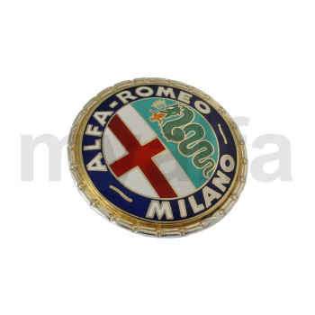 Emblem 55 mm Alfa Romeo Milano emaljeret 