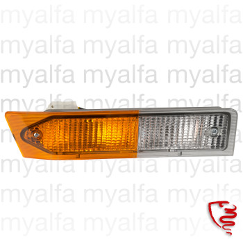 Blinklys/parkeringslys højre Alfetta GT/V (116), 1.Serie hvid/gul