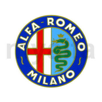 klistermærke "Alfa Romeo Milano" 22 cm 