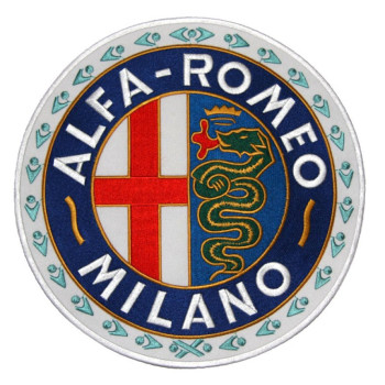 stofmærke "Alfa Romeo Milano" 250 mm bügular 
