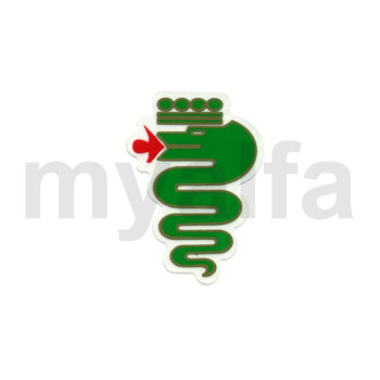 klistermærke slange 85mm, grøn  