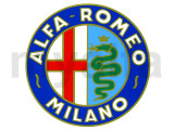 klistermærke "Alfa Romeo Milano" 22 cm 