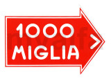 Mille Miglia klistermærke stor  