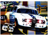 Poster Bertone GTAm 70x100 cm
