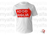 T-Shirt "1000 MIGLIA" hvid,  
