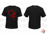 T-Shirt sort, Logo myalfa 